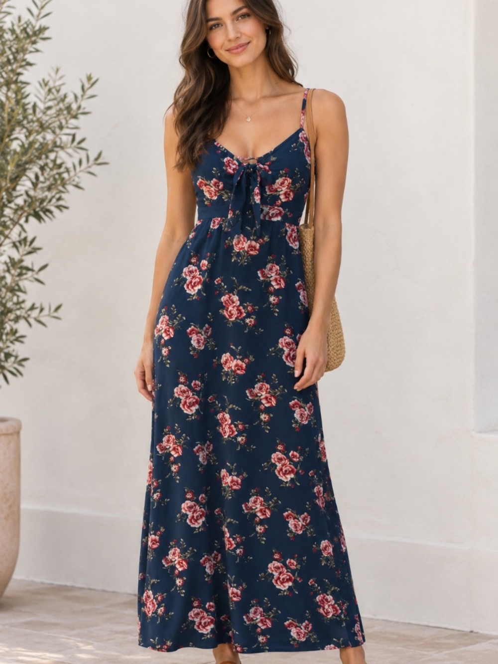 Dreamers floral maxi dress size small